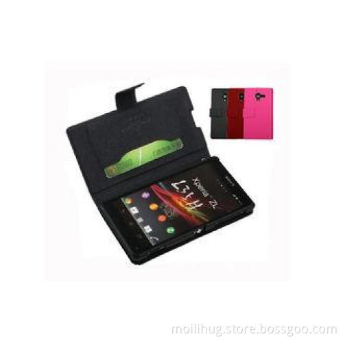 Real Flip Design Sony Xperia Leather Case